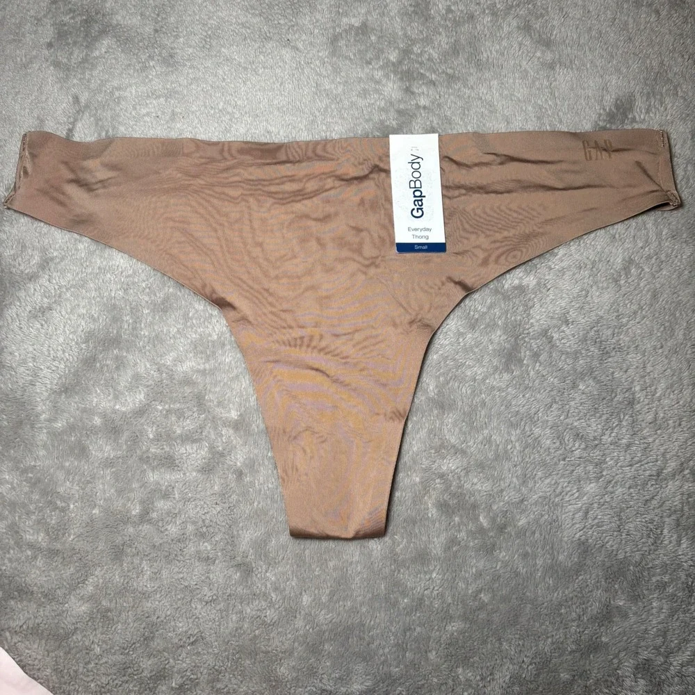 GapBody Everyday Thong Seamless Underwear Set of 6 Multi Color Small NWT